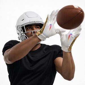 Nike Vapor Jet Football Gloves Medium‎ SFIA New Wide Receiver Receiver Gloves